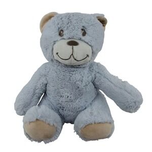 Silver One Light Pale Blue Teddy Bear 12" Plush Stuffed Animal Baby Toy Soft